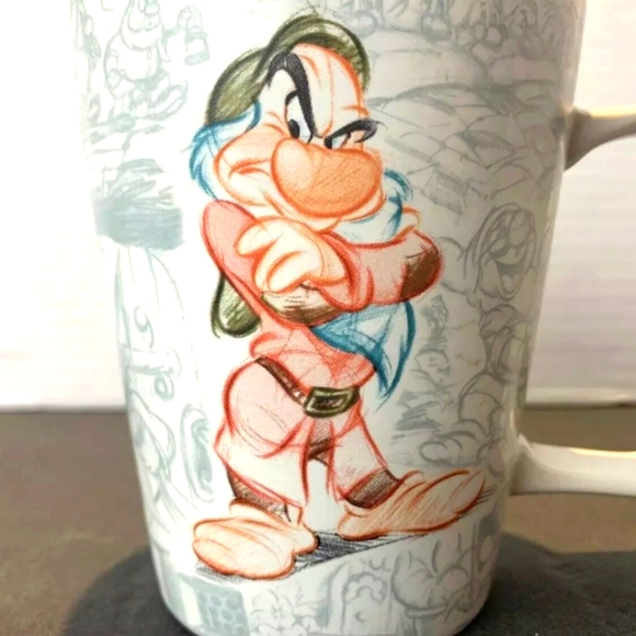 Disney Store Classic Collection Grumpy Sketch Mug-Snow White - Picture 4 of 4